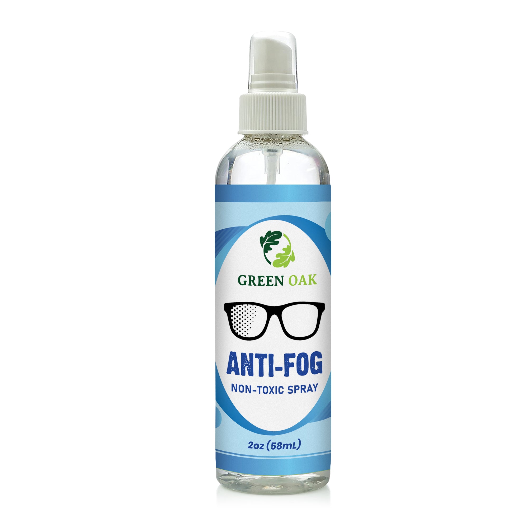 2 oz Spray for glass and plastic: Anti Fog Spray for Glasses, Goggles,  Windshields