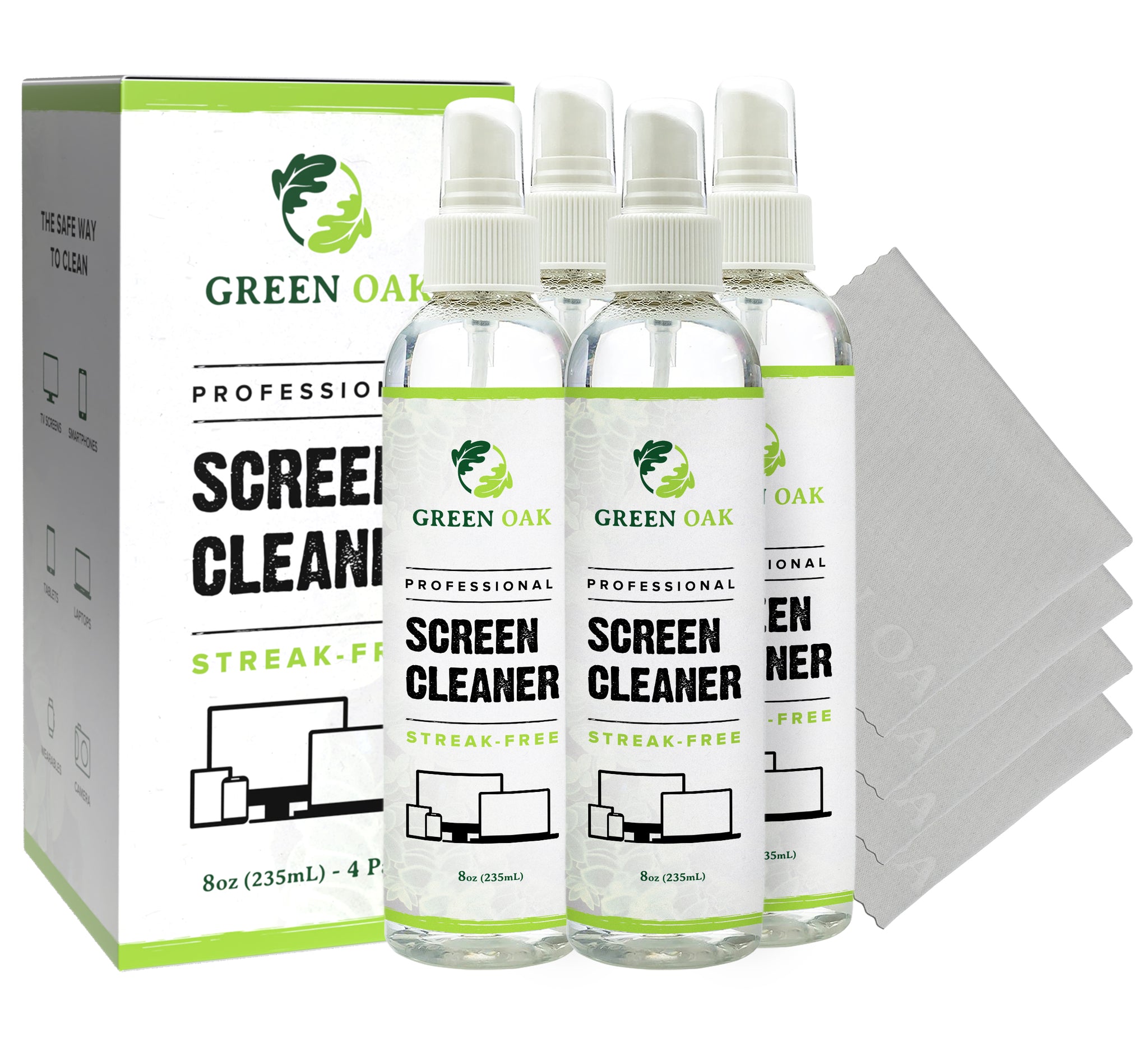 Screen Cleaner Spray Kit (8oz) – Green Oak Products